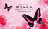 花と蝶・ピンク